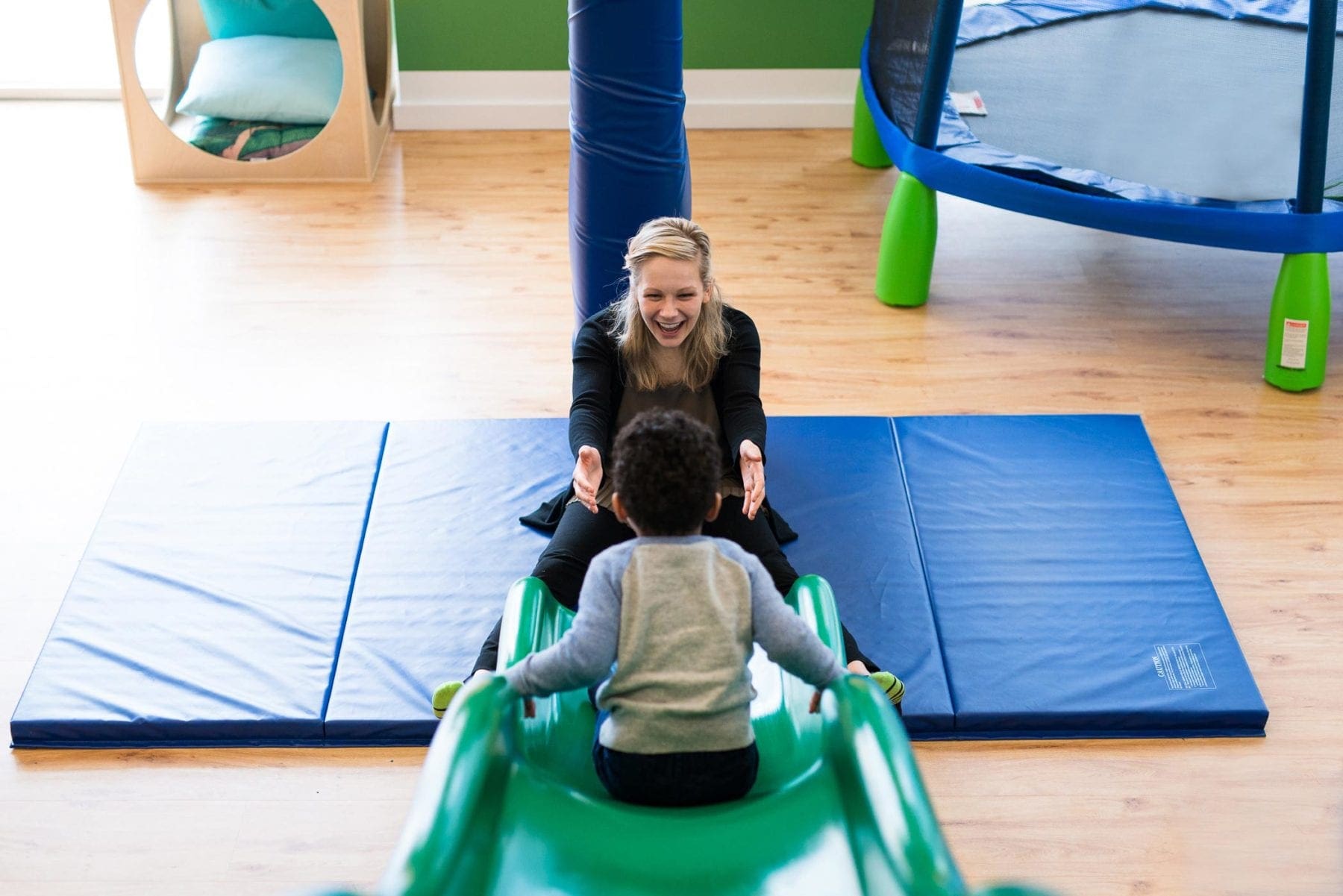 An ABA Therapy Session in our Sensory Gym