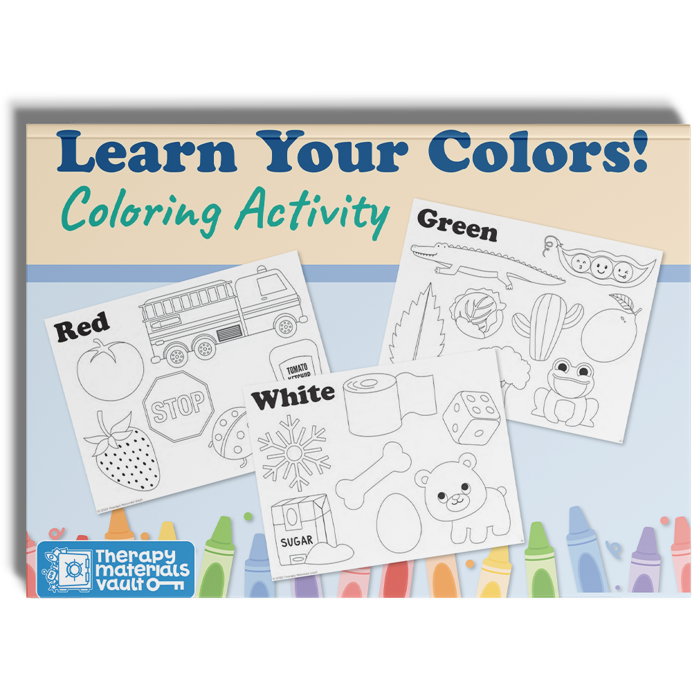 Learn Your Colors! Coloring Activity