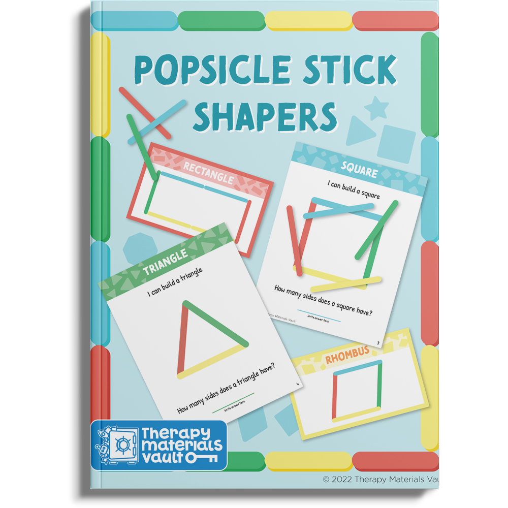 Popsicle Stick Shapes | CST Academy Activities